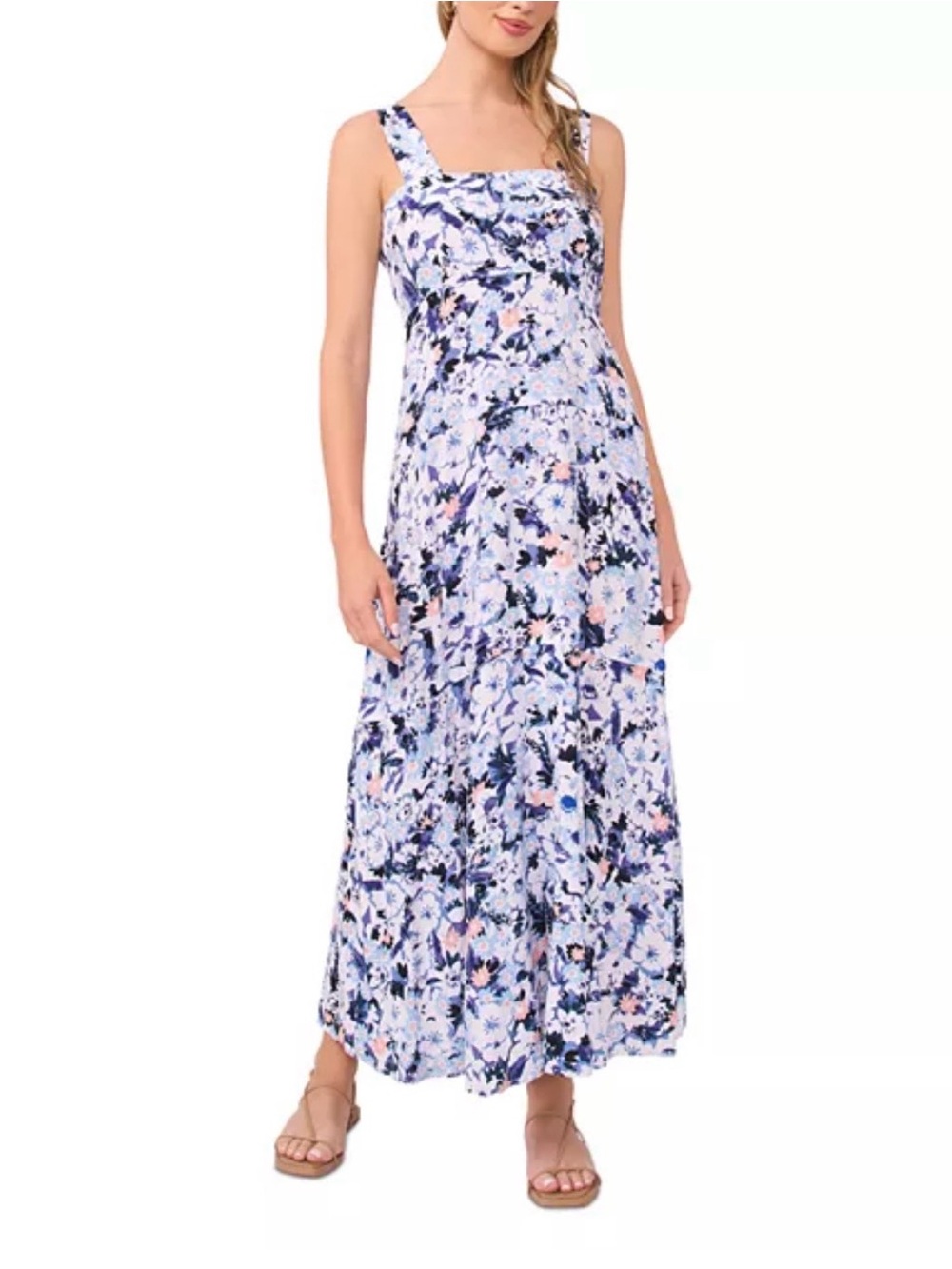 VINCE CAMUTO
Smocked Back Challis Maxi Dress